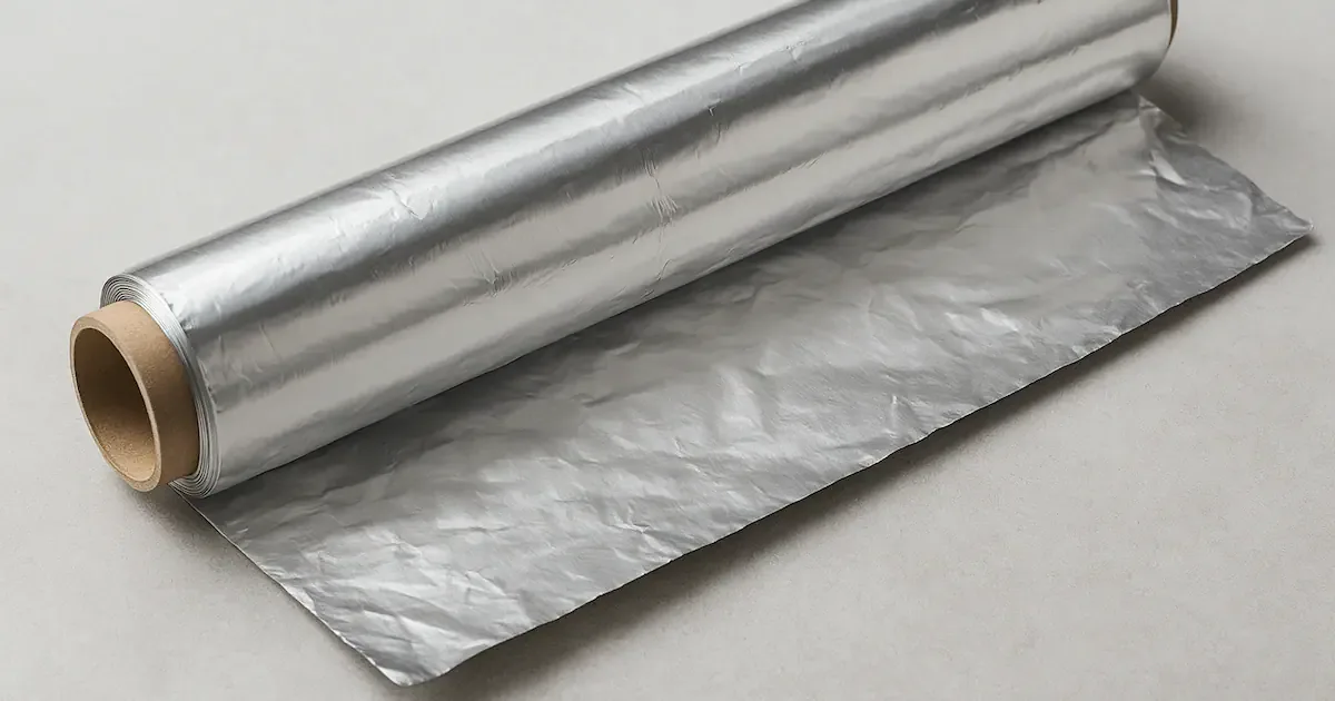 De glanzende of matte kant van aluminiumfolie: wat is de juiste manier?