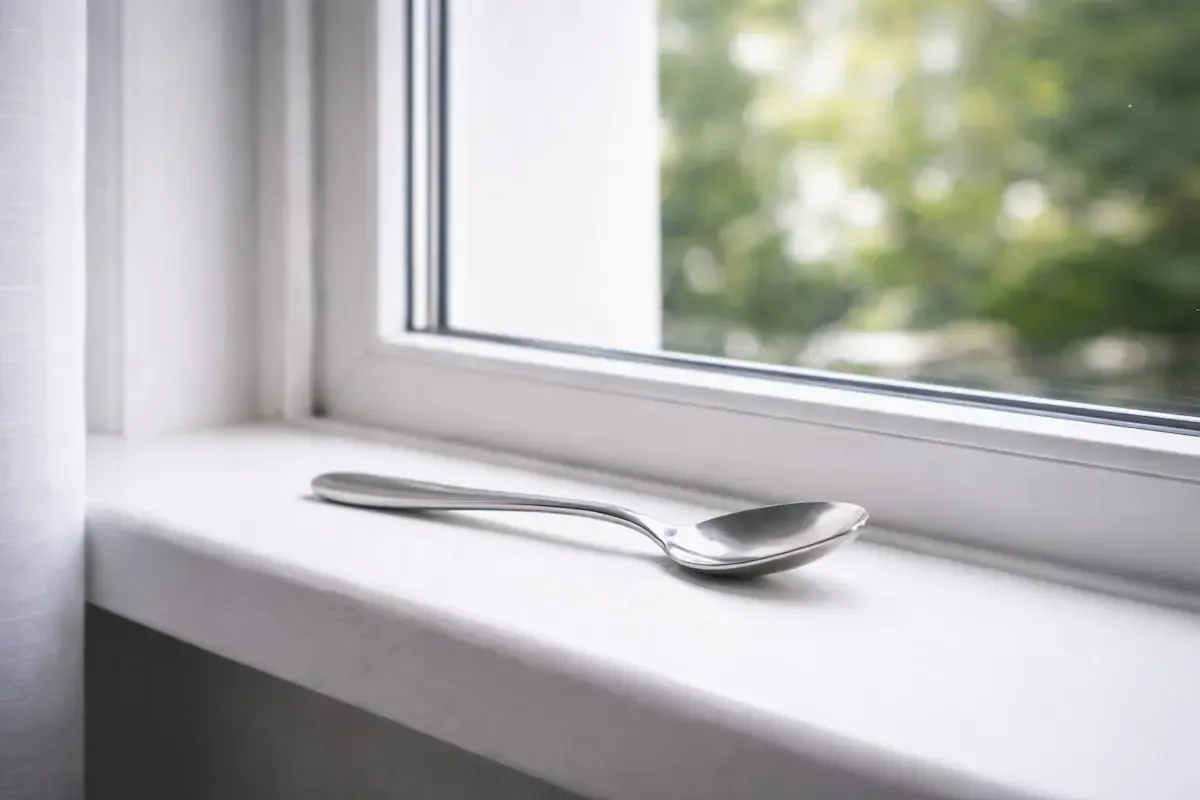 Poner una cuchara en la ventana: para qué sirve y por qué recomiendan hacerlo.