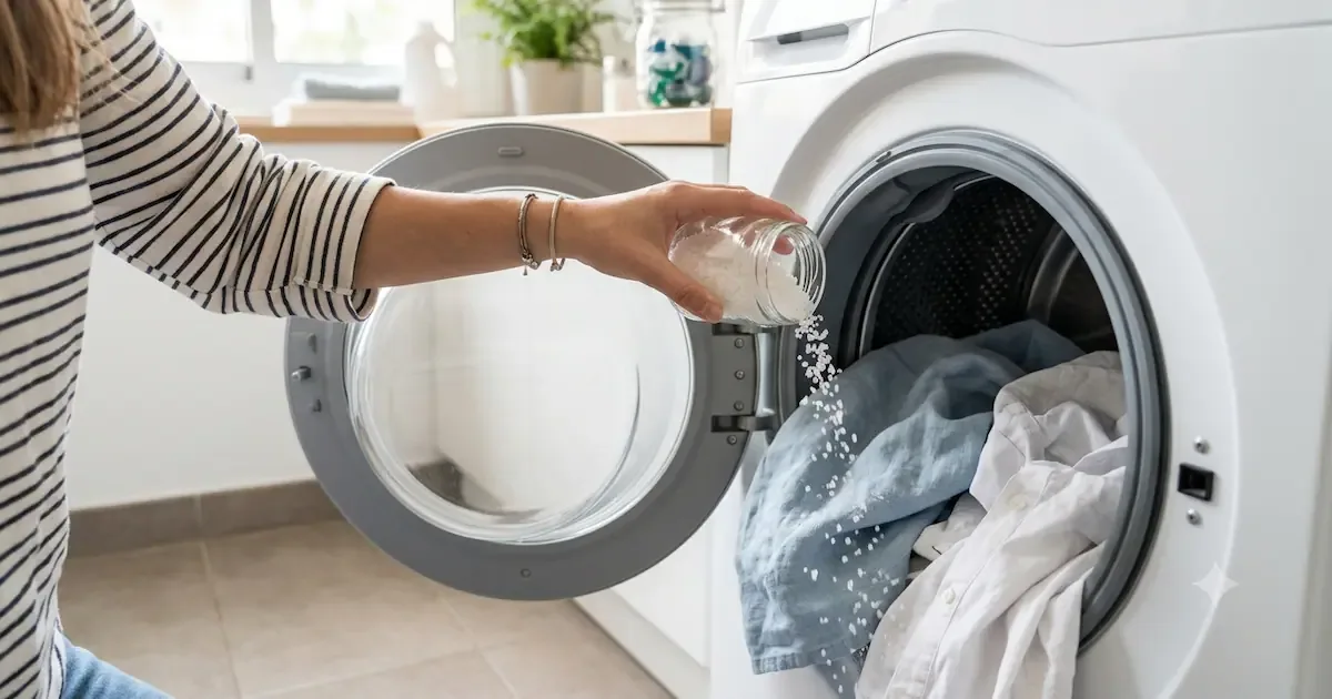 Waarom een lepel grof zout in de wasmachine steeds populairder wordt